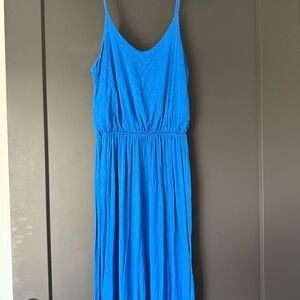 Blue maxi dress